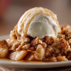 Apple Crisp recipe card
