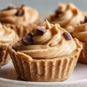 Creamy Peanut Butter Greek Yogurt Frozen Cups recipe card