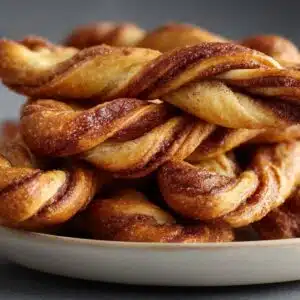 Sweet Cinnamon Twists recipe card