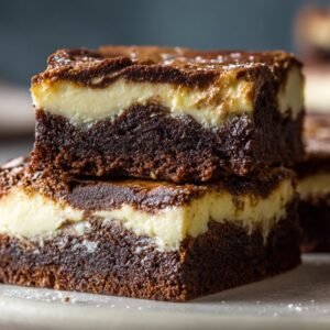 Tiramisu Brownies recipe card