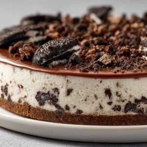 Protein Oreo Cheesecake recipe card