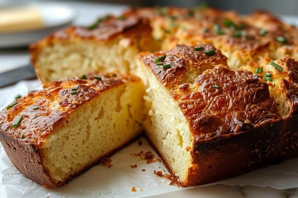 Easy 2-Ingredient Cottage Cheese Bread (High-Protein & Low-Carb) featured