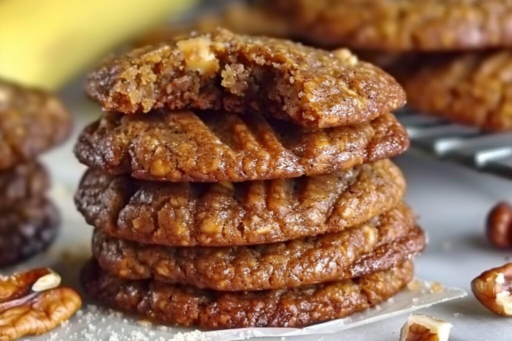Perfect Banana Bread Cookies Recipe - Soft & Chewy Treat featured