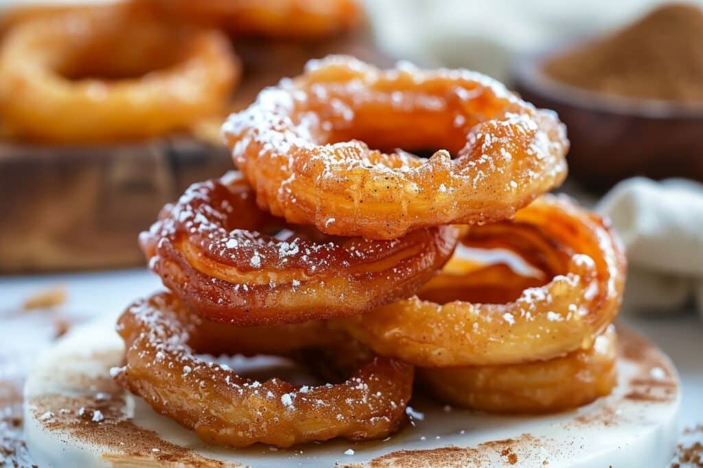 Fried Cinnamon Apple Rings: Crispy, Sweet Apple Bliss! featured