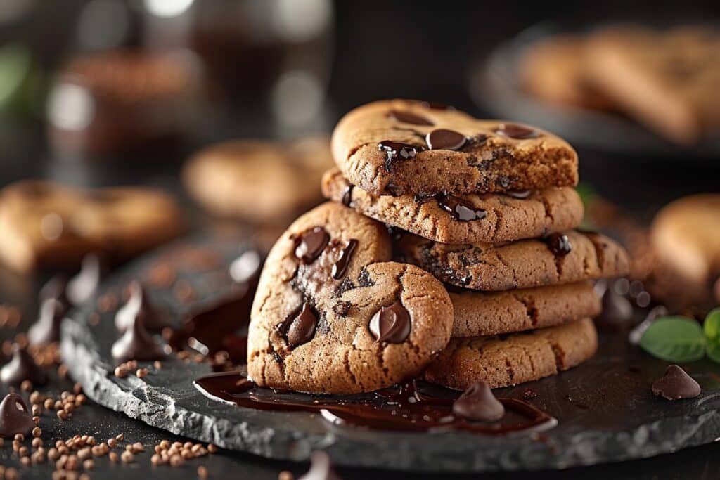 Heart Shaped Chocolate Chip Cookies featured image