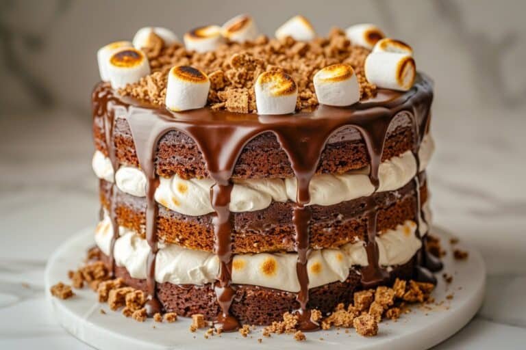 Smores Chocolate Cake featured image