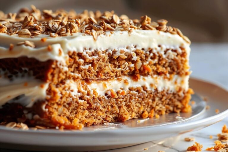 Easy Flourless Oatmeal Carrot Cake featured image