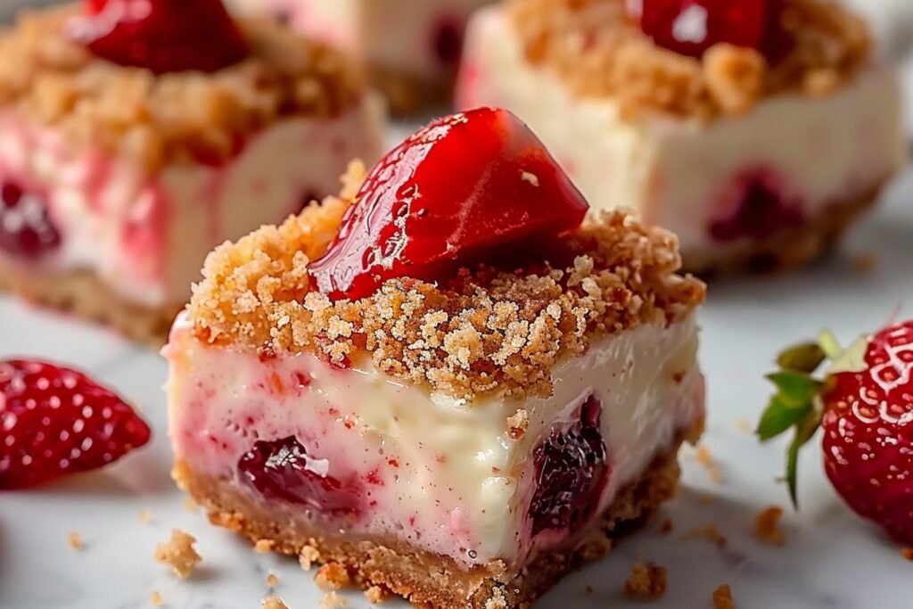 Strawberry Crunch Cheesecake Bites featured image