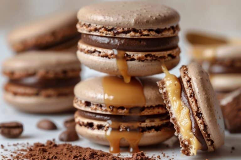 Mocha Caramel Macarons featured image