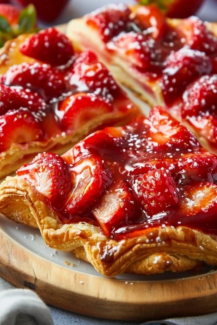Best Strawberry Danish Pastry serving
