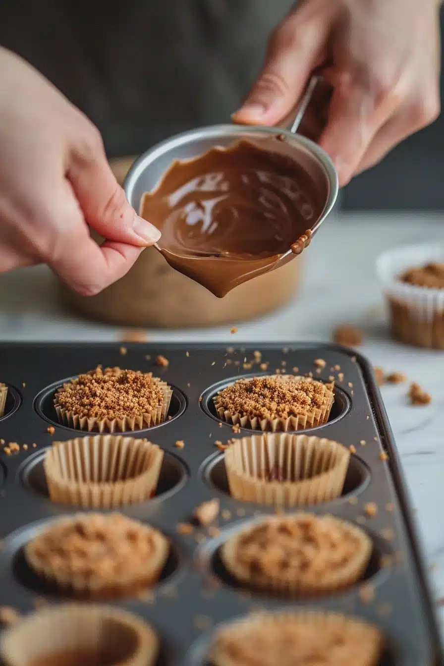 Biscoff Cupcakes instructions process