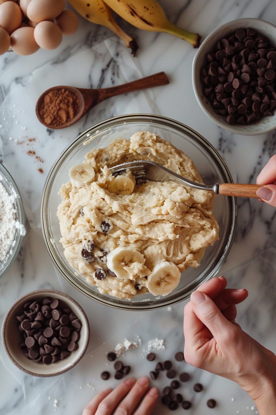 The Ultimate Banana Bread Cookies Delight instructions process