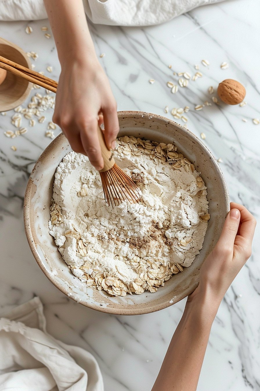 Cozy Morning Banana Oatmeal Bars instructions process