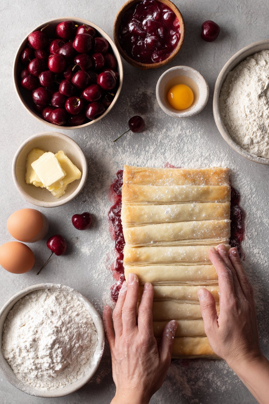 Easy Cherry Cheese Danish In 30 Minutes instructions process