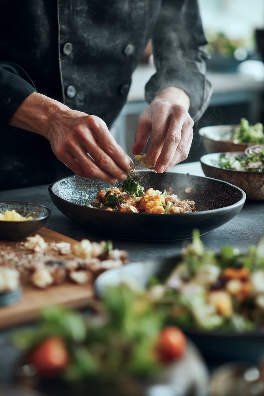 Brownie Cheesecake Birthday Cake process image
