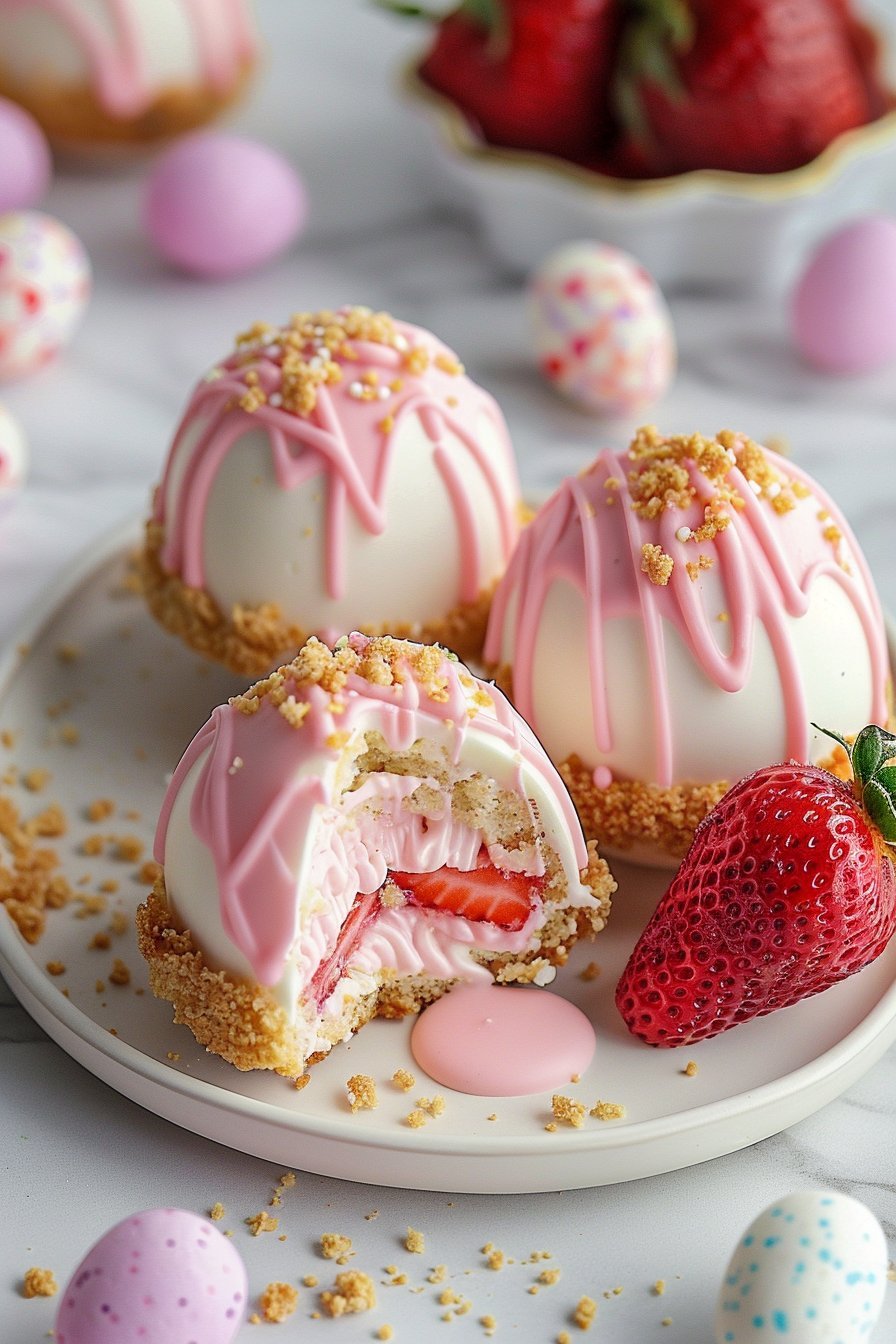 Strawberry Shortcake Easter Egg Bombs serving image