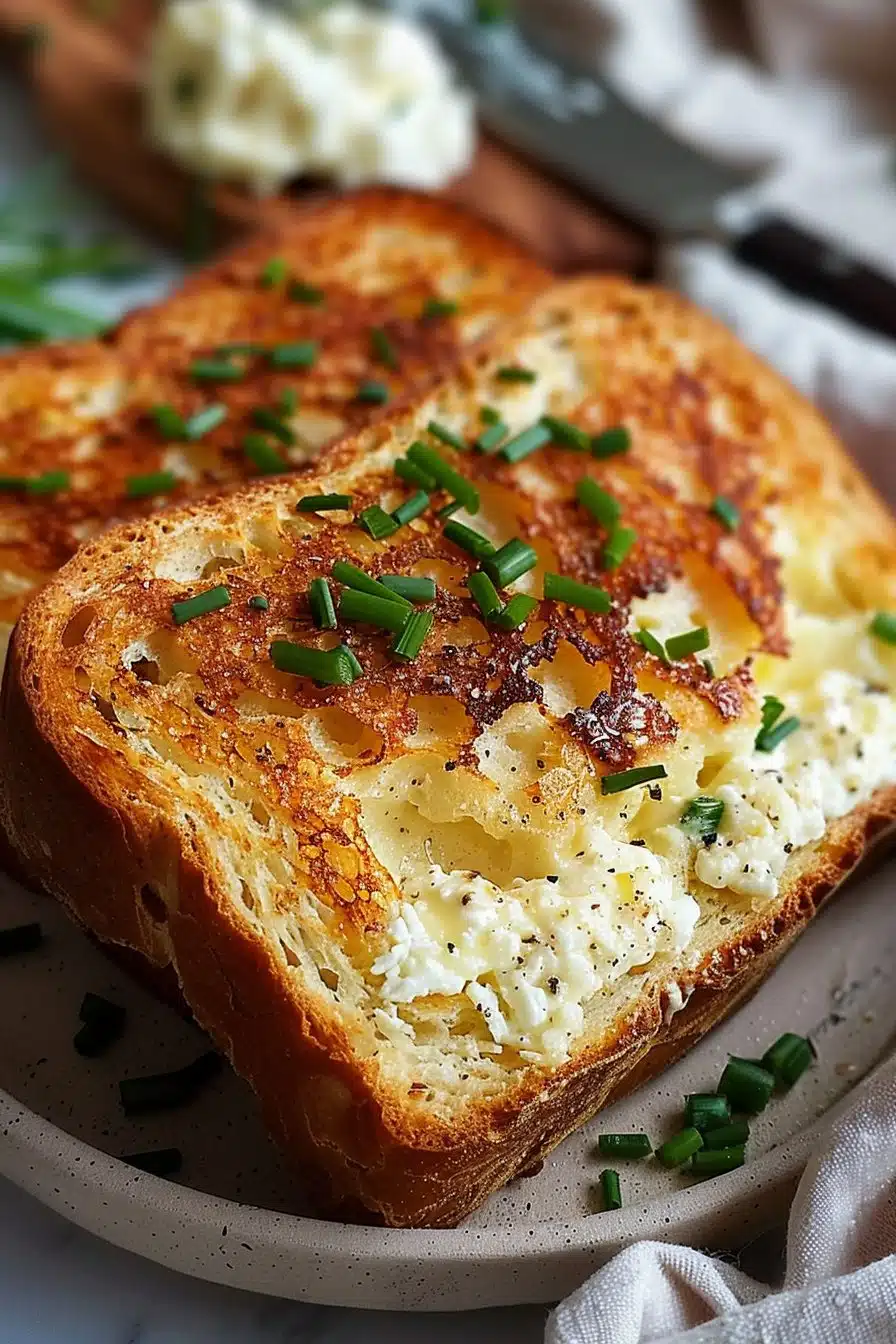 Easy 2-Ingredient Cottage Cheese Bread (High-Protein & Low-Carb) serving