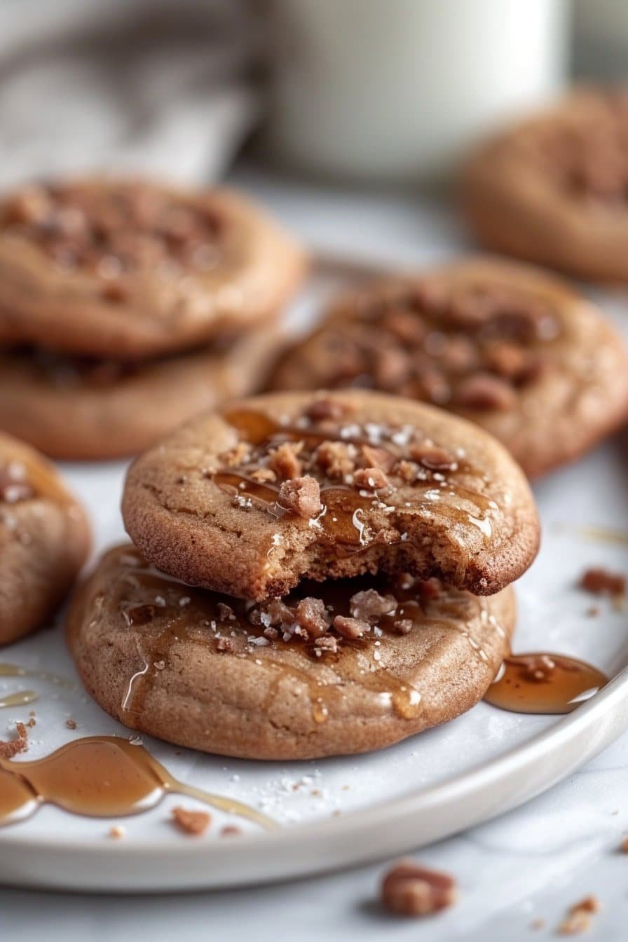 The Ultimate Banana Bread Cookies Delight serving