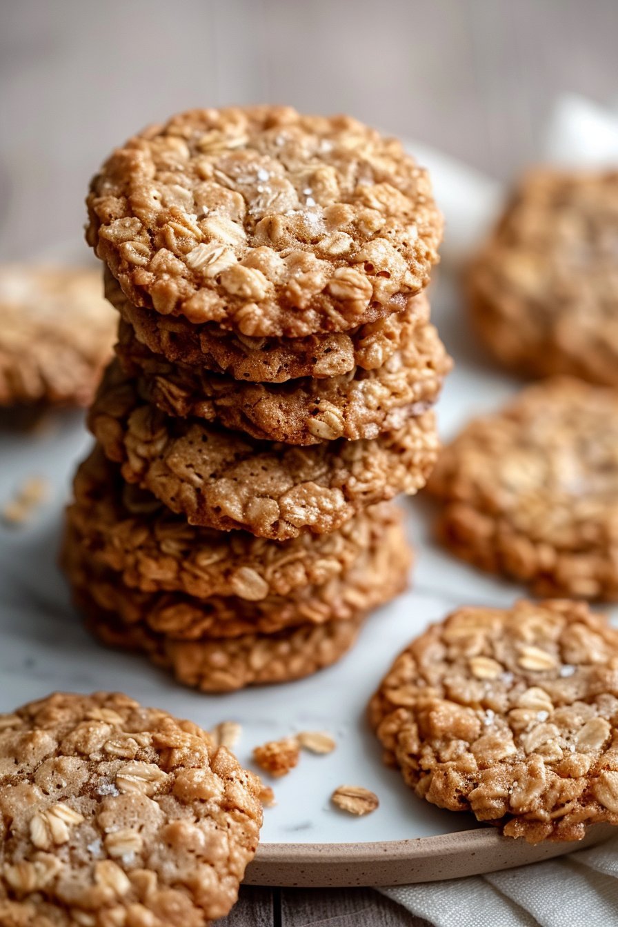 Chewy Rice Krispie Oatmeal Cookies serving