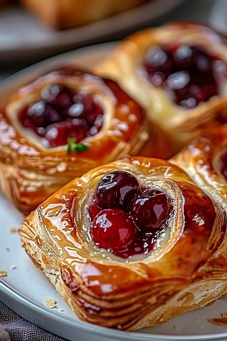 Easy Cherry Cheese Danish In 30 Minutes serving