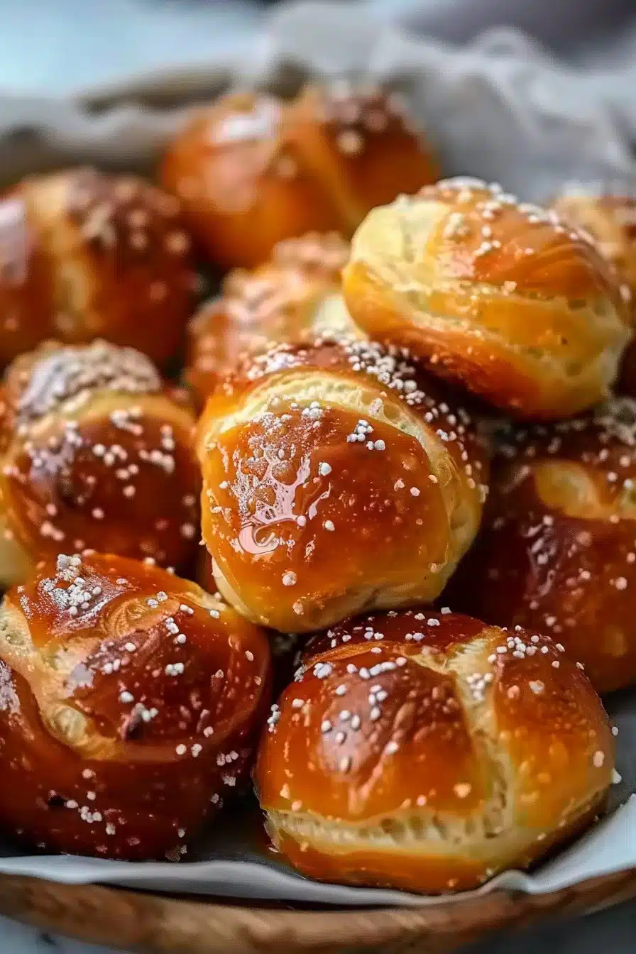 Soft Pretzel Bites serving
