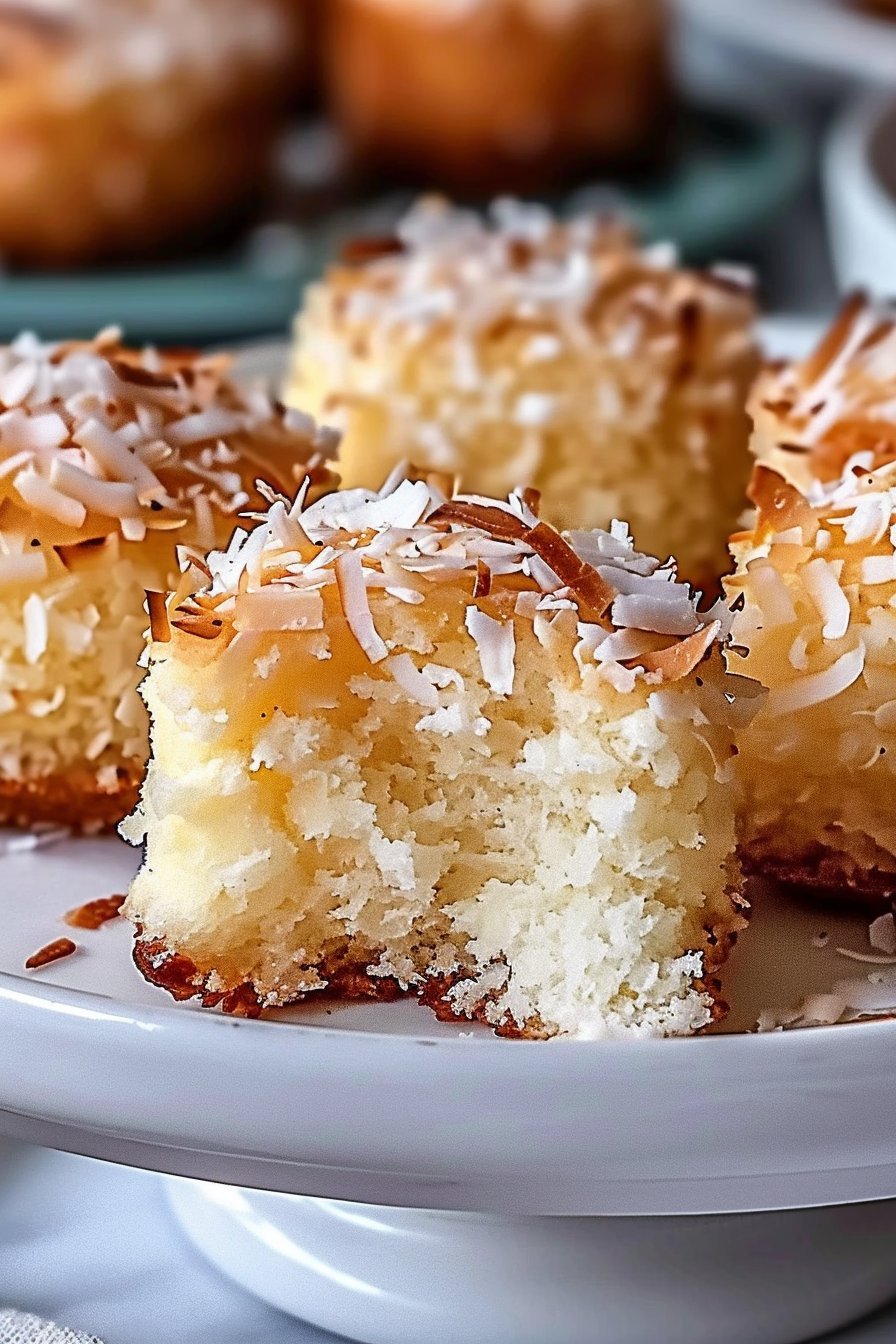 Heavenly Portuguese Coconut Cakes for a Tropical Delight serving