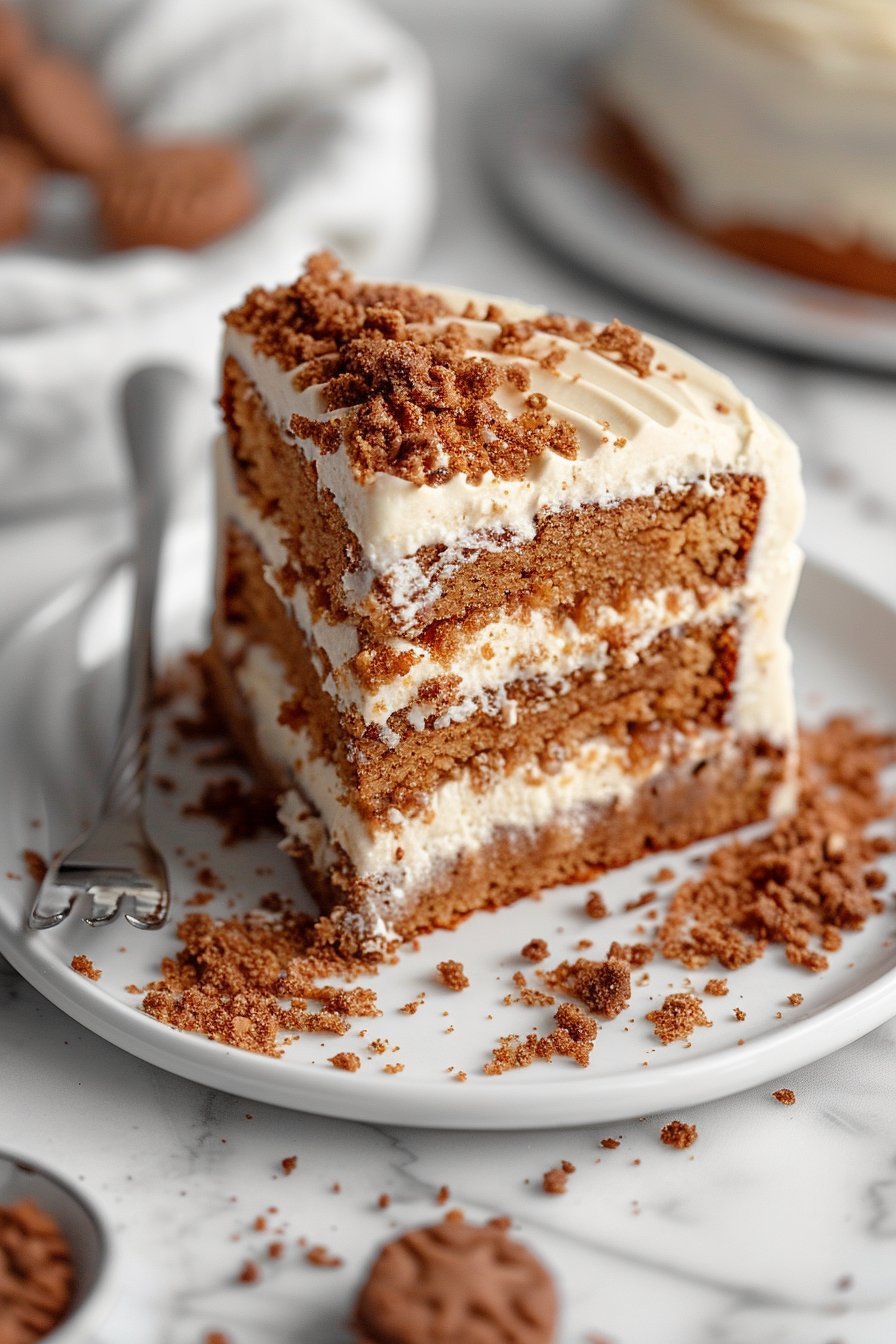 Biscoff Cake serving image