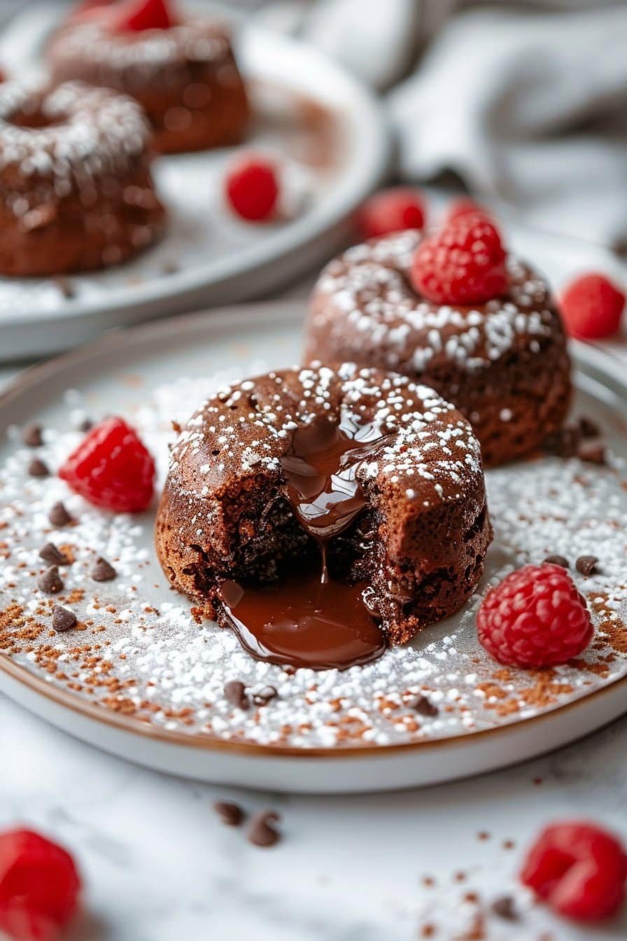 Air Fryer Lava Cake serving image
