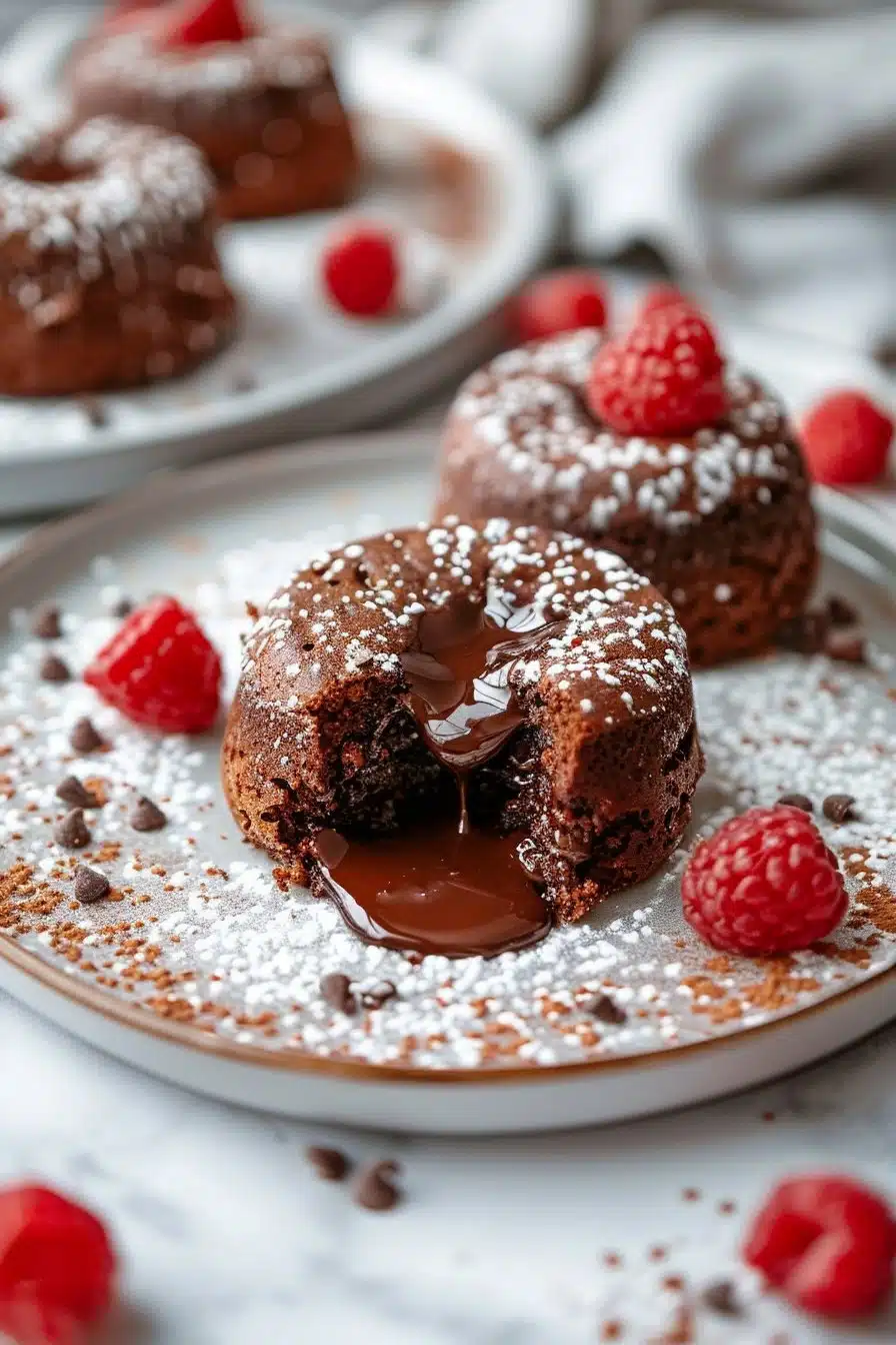 Air Fryer Lava Cake serving image