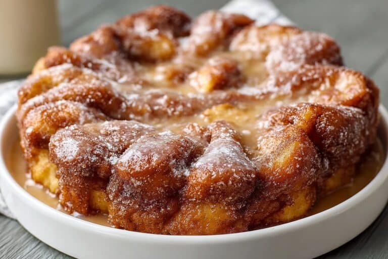 Sweet Apple Fritter Cake featured