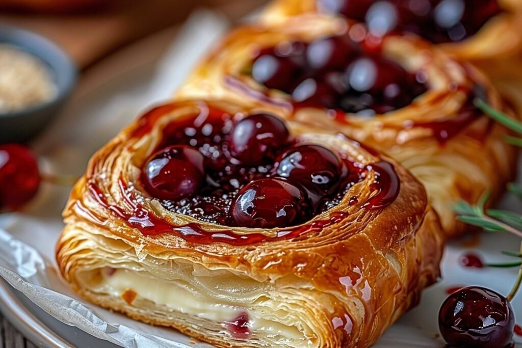 Easy Cherry Cheese Danish In 30 Minutes featured