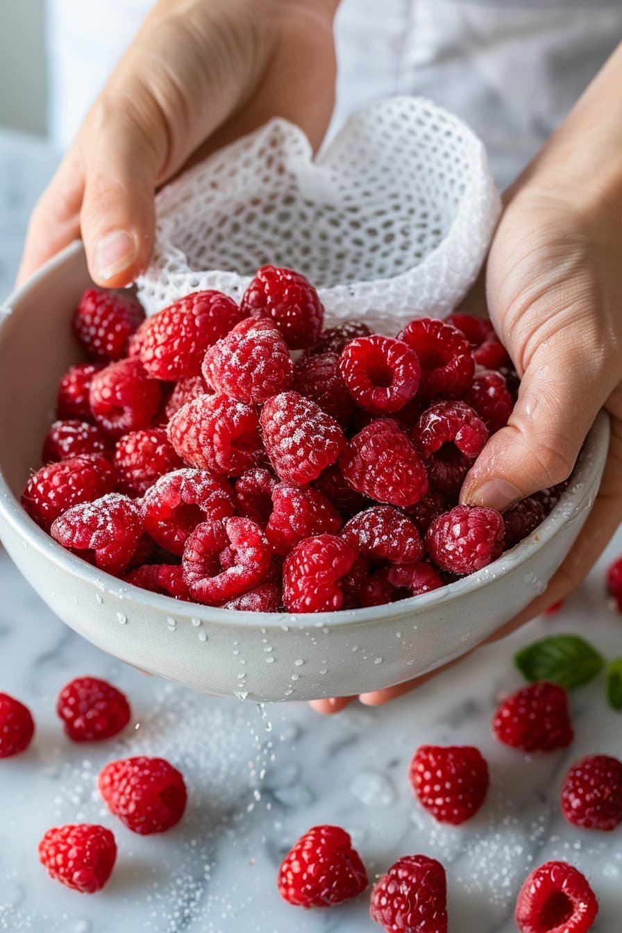 Himbeer-Brownie-Cheesecake: Ein Genuss für jeden Anlass! process image