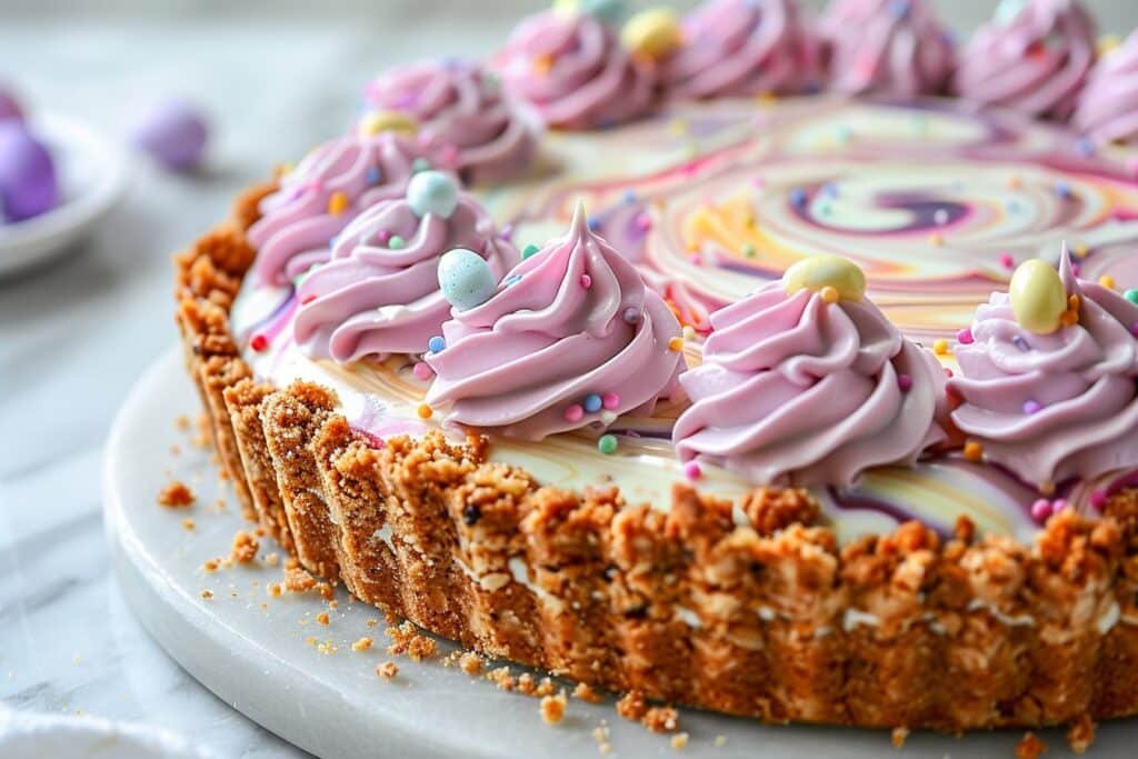 Easter Swirl Pie – A No-Bake Pastel Dessert featured image