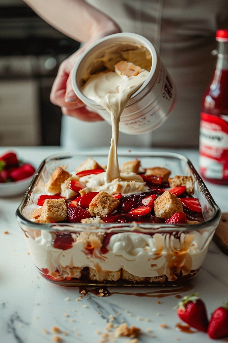 Heaven on Earth Cake process image