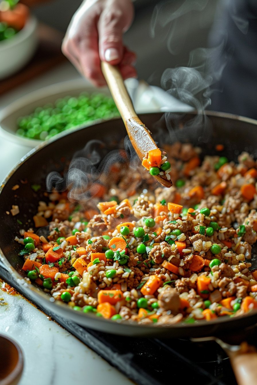 30-Minute Stovetop Dog Food process image