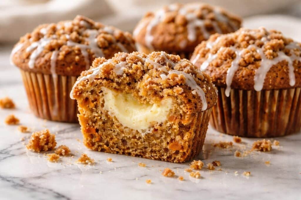 Carrot Cake Muffins with Cheesecake Filling featured image