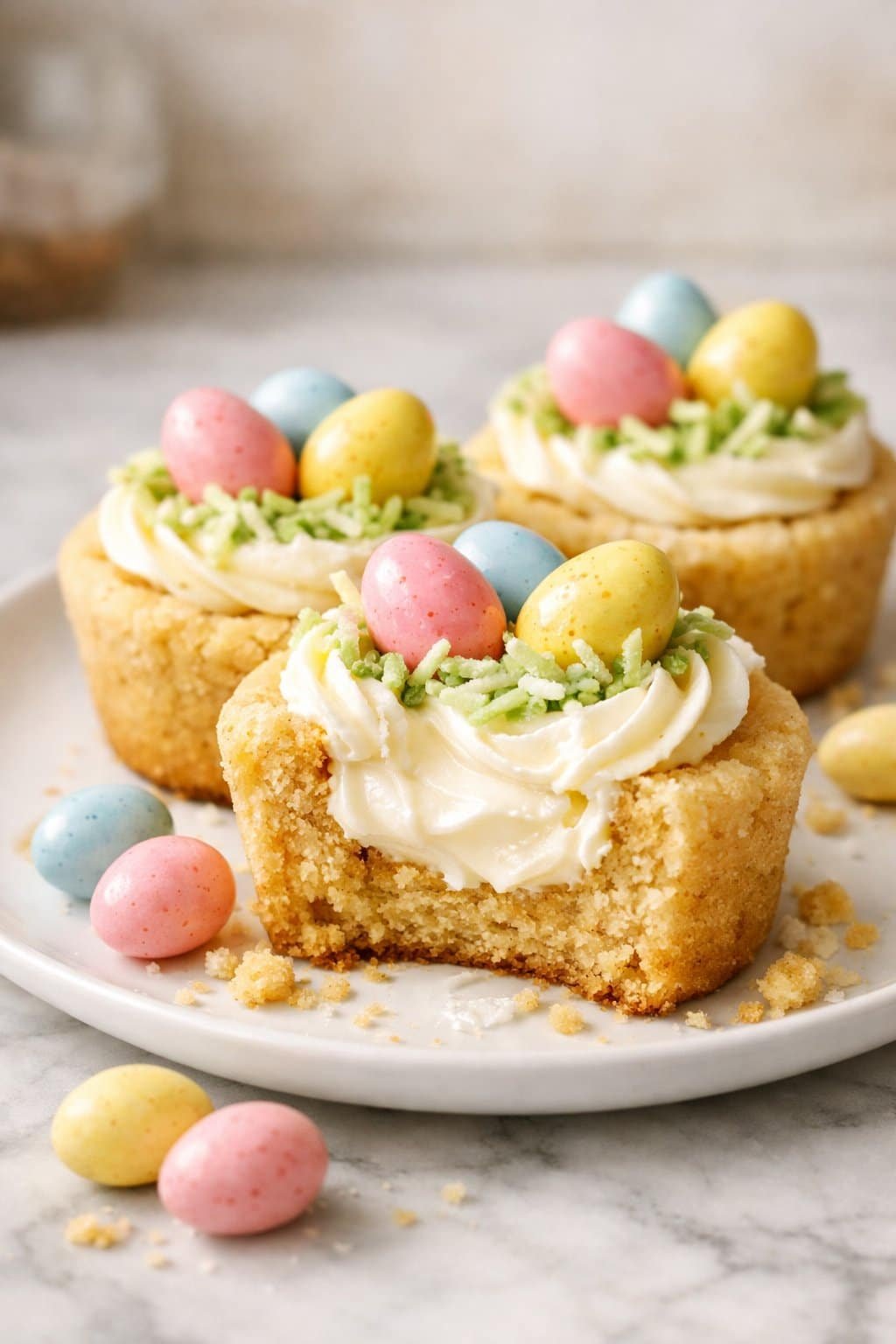 Easter Basket Sugar Cookie Cups serving image