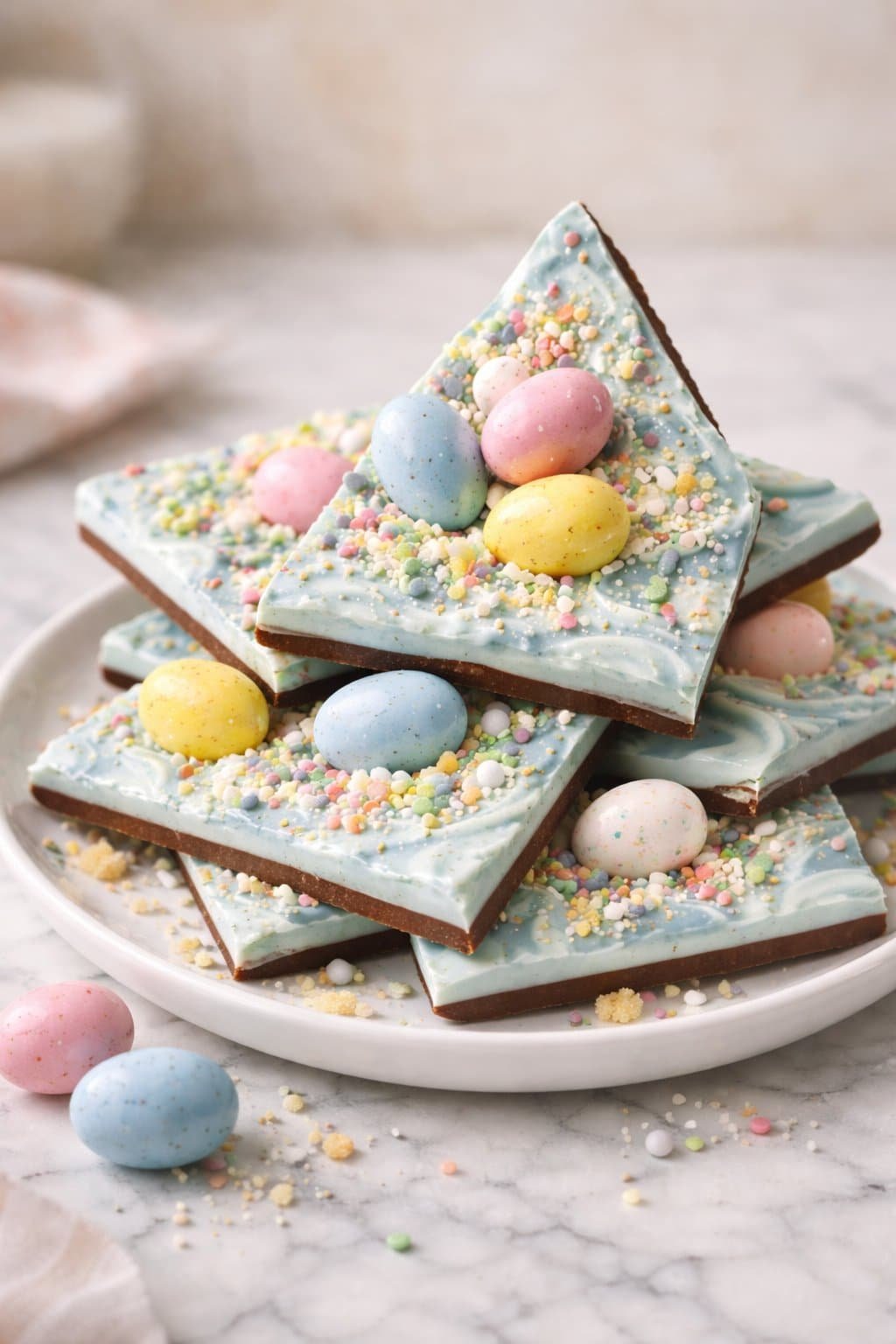 Robin Egg Easter Bark serving image