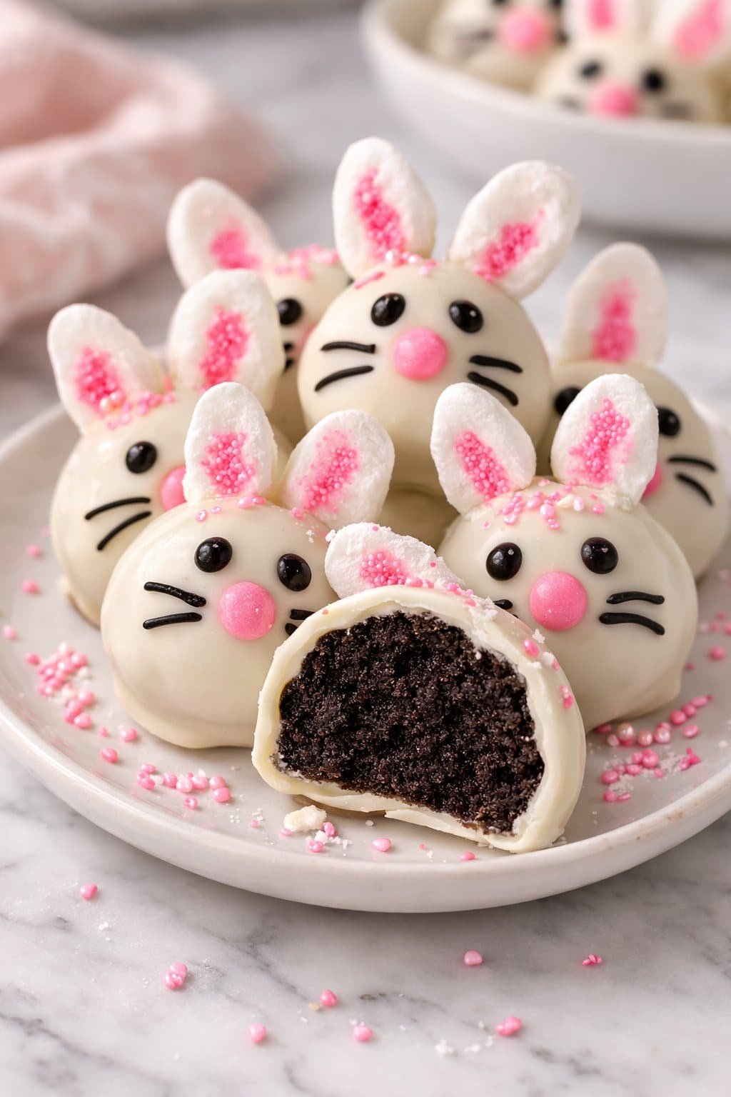 Bunny Oreo Balls serving image