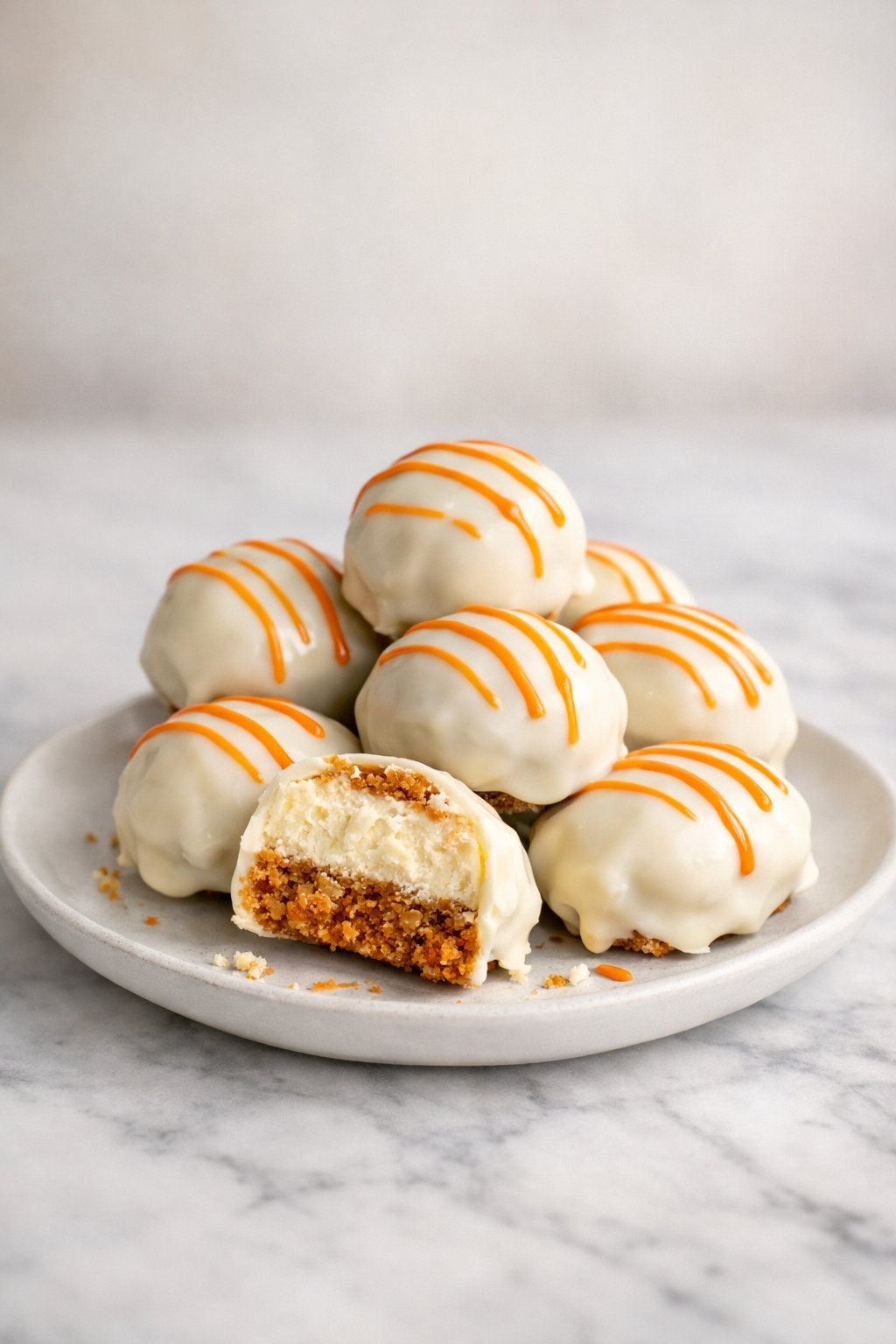 Carrot Cake Cheesecake Bites serving image