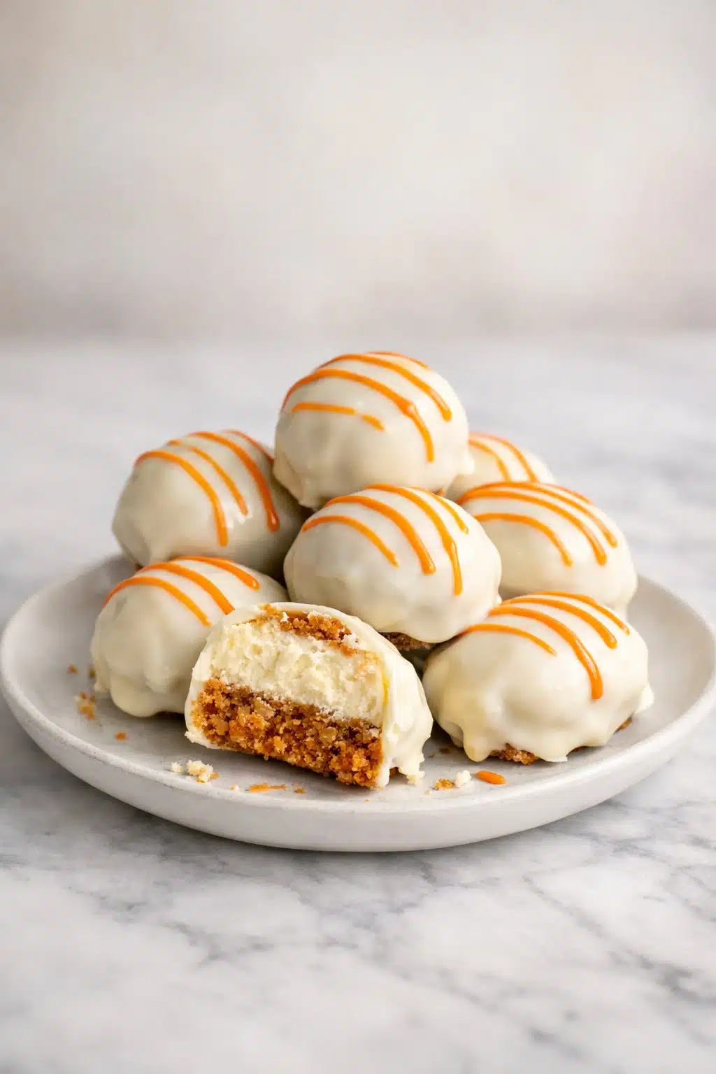 Carrot Cake Cheesecake Bites serving image