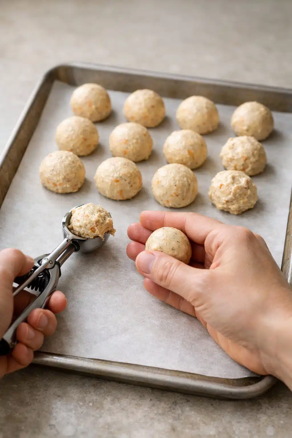 Carrot Cake Cheesecake Bites process image