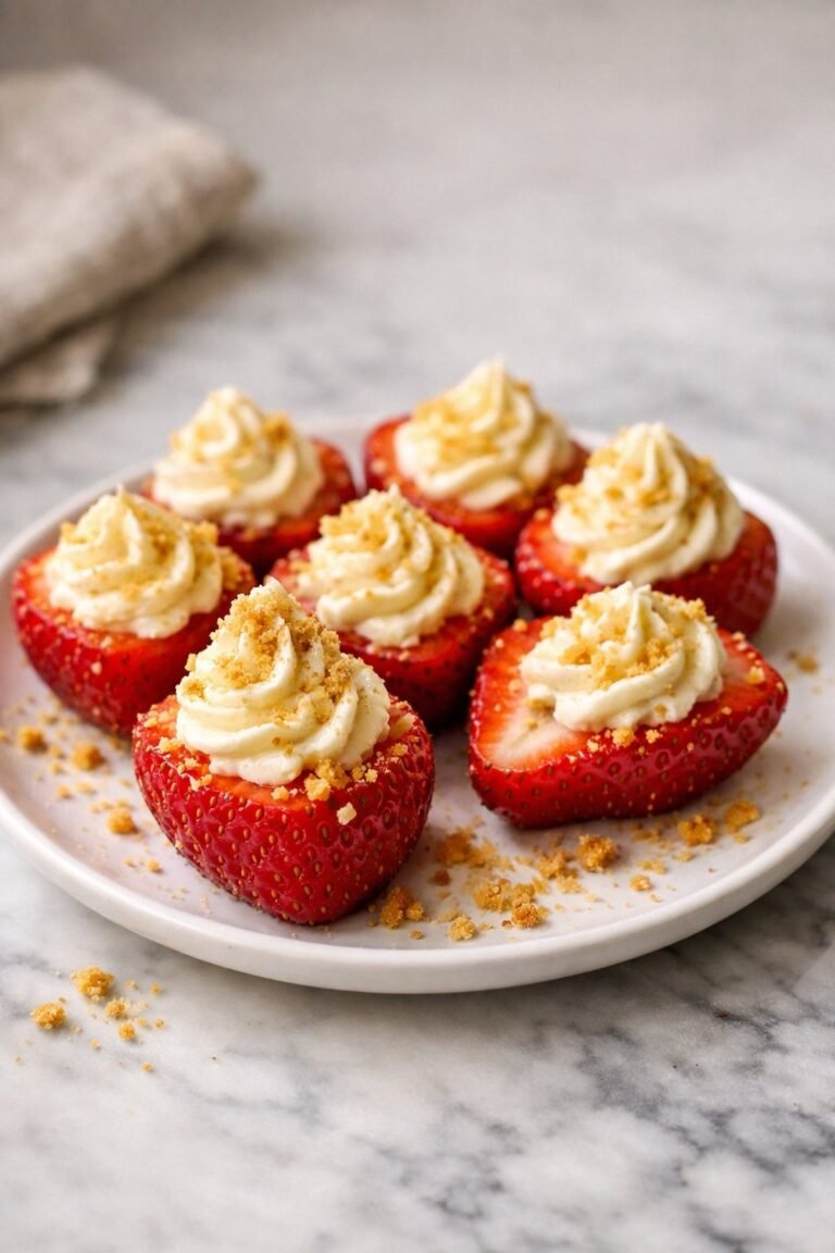 Cheesecake Deviled Strawberries featured image