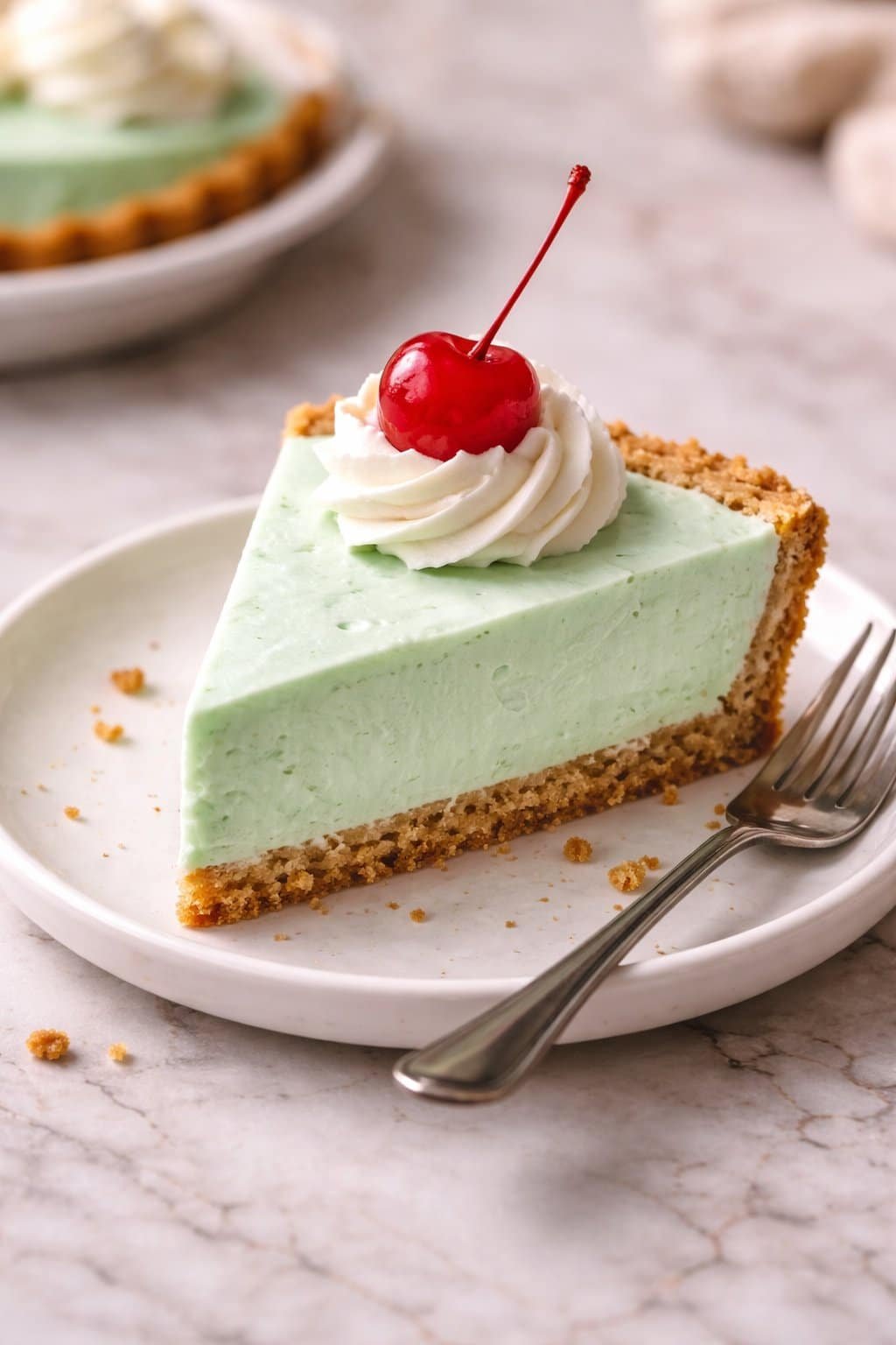 Shamrock Shake Pie serving image