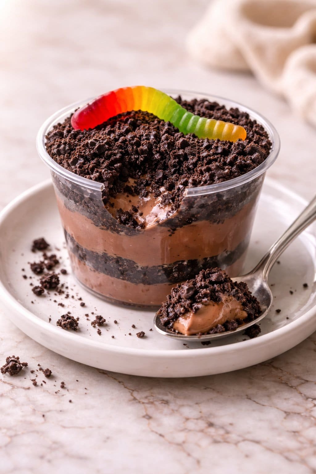 Oreo Cookie Dirt Cup serving image