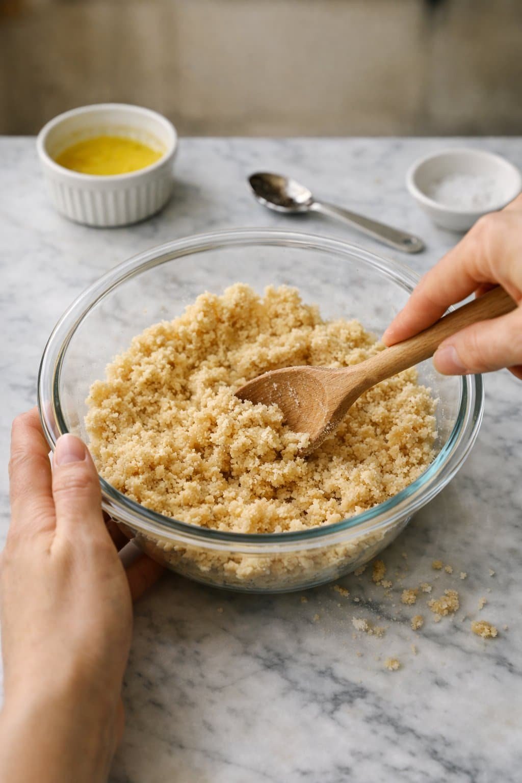 Sugar-Free Cheesecake Bars – A Guilt-Free Treat! process image