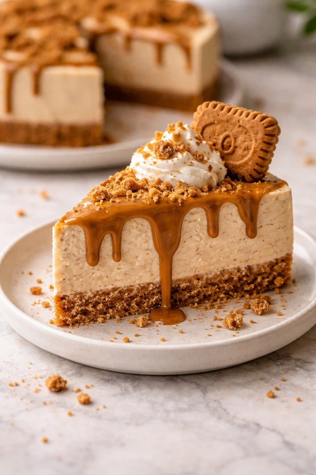 Decadent No-Bake Biscoff Cheesecake You'll Love to Make serving image