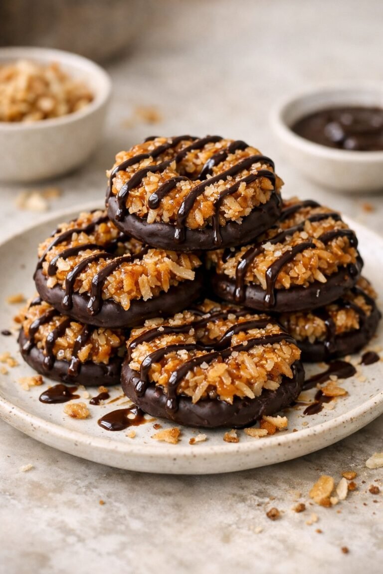 Easy No-Bake Samoa Cookies featured image