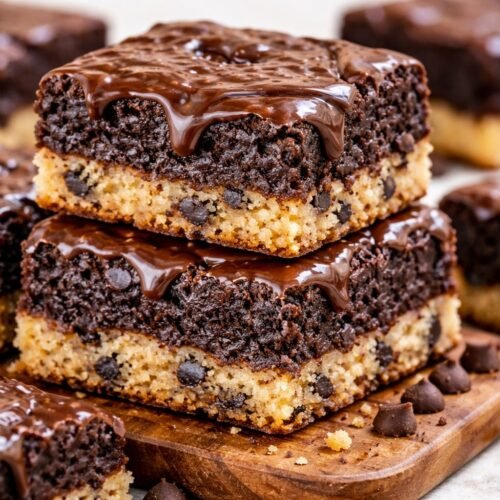 Low Carb Keto Brookies recipe card image