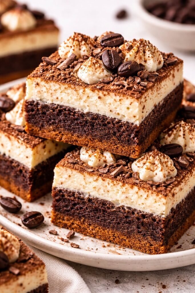 Gluten Free Tiramisu Brownies featured image